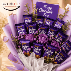 Chocolate Day Dairy Milk Chocolate Bouquet