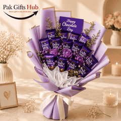 Chocolate Day Dairy Milk Chocolate Bouquet