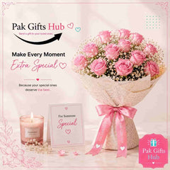 Pink Elegance Rose Bouquet