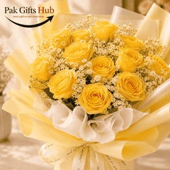 Golden Yellow Rose Bouquet