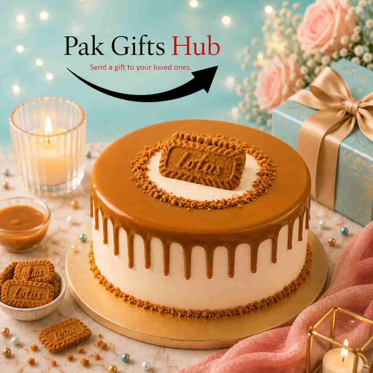 Lotus Cake Slice