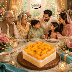 Mango Velvet Milk Cake
