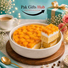 Mango Velvet Milk Cake