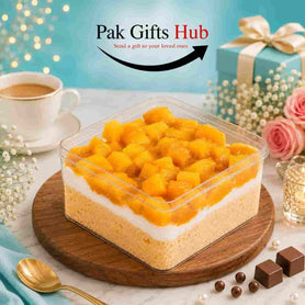Mango Velvet Milk Cake