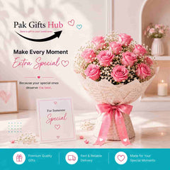 Pink Elegance Rose Bouquet