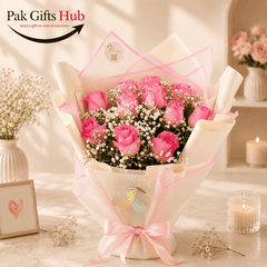 Pink Rose Bouquet