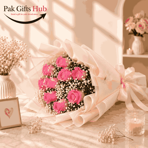 Pink Rose Bouquet