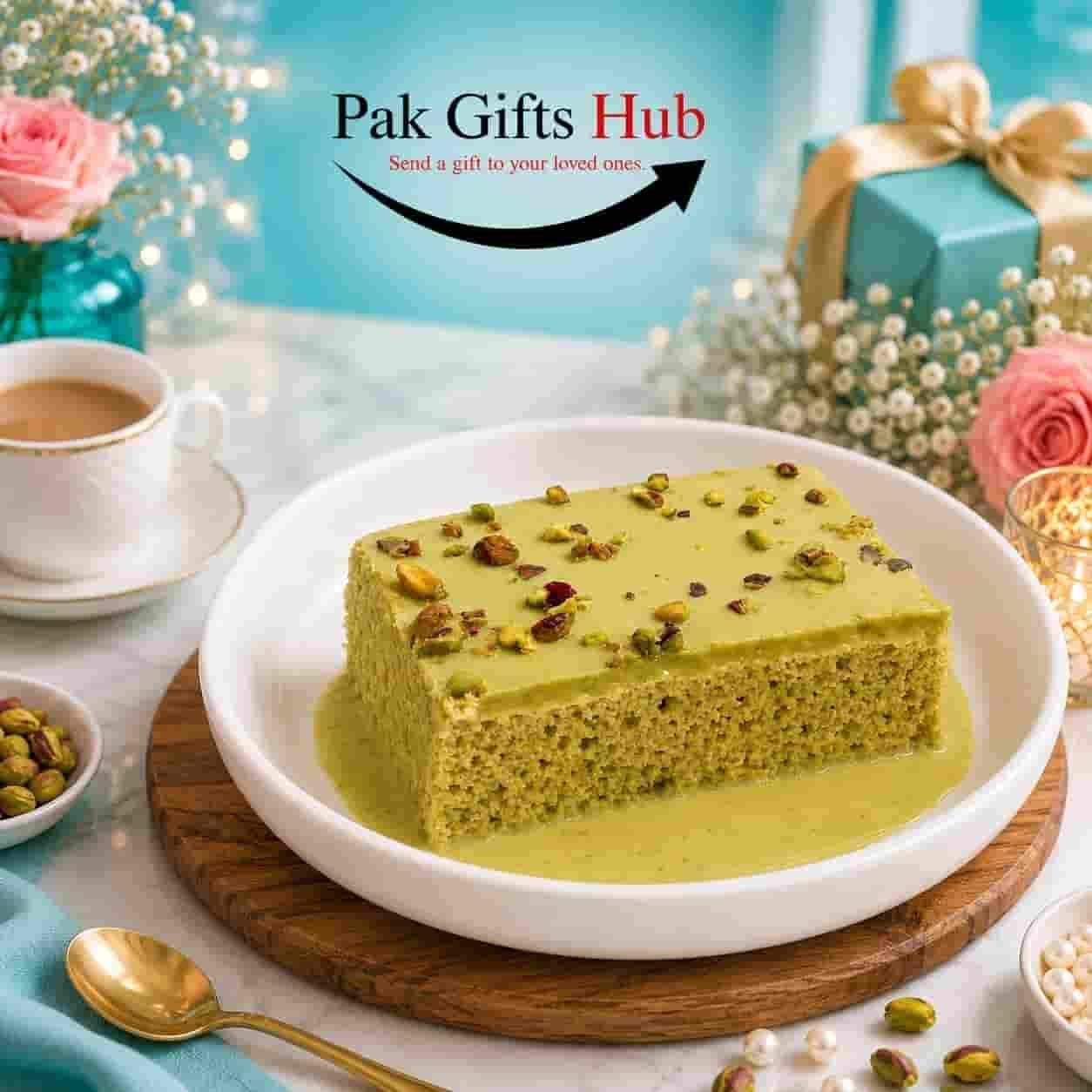 Pistachio Milk Cake