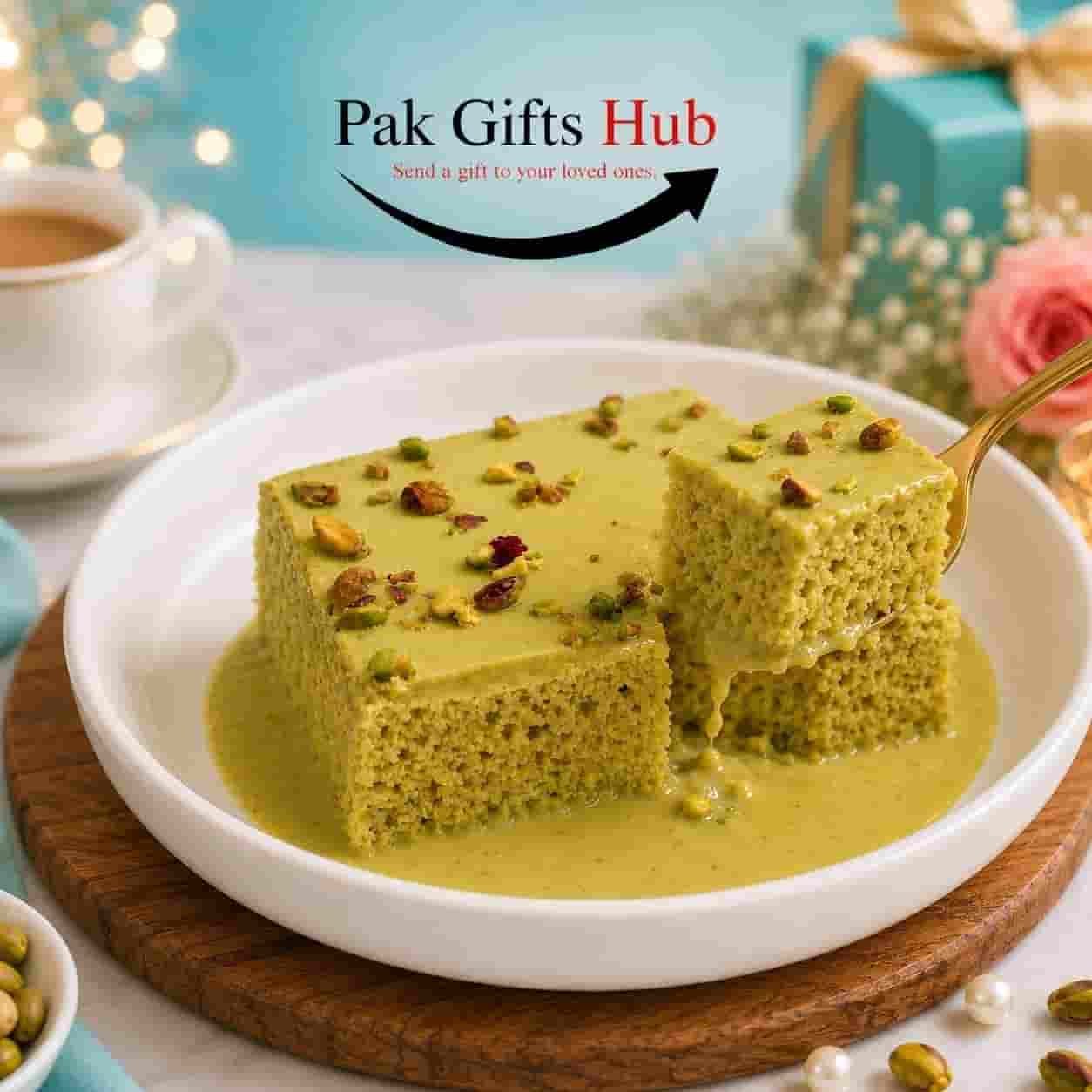 Pistachio Milk Cake