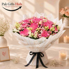 Pretty Pink Flower Bouquet