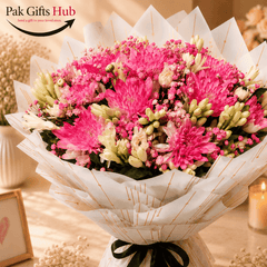 Pretty Pink Flower Bouquet
