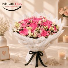 Pretty Pink Flower Bouquet