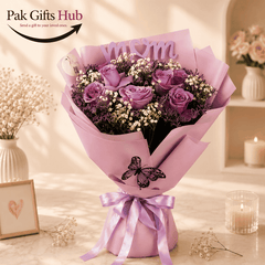 Purple Rose Mom Bouquet