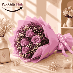 Purple Rose Mom Bouquet