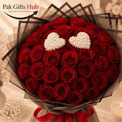 Red Rose Heart Bouquet