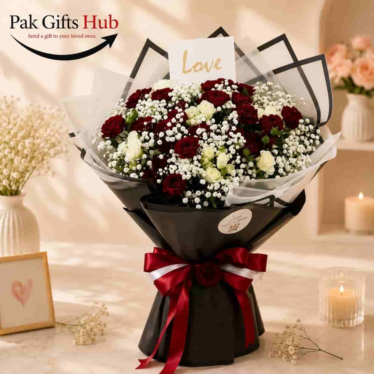 Red & White Love Bouquet