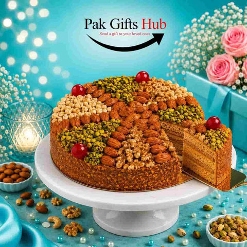Special Pistachio Almond Dry Cake