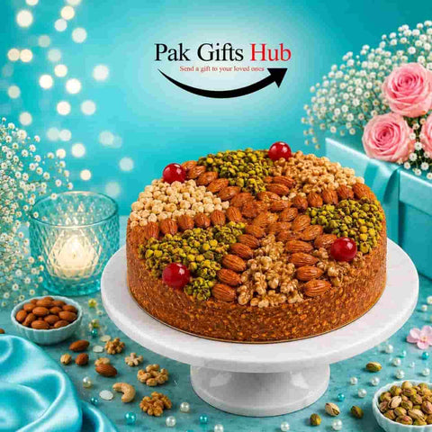 Special Pistachio Almond Dry Cake