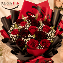 Valentine Red Rose Bouquet