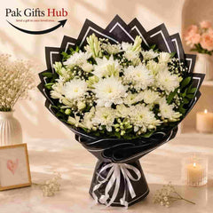 White Chrysanthemum Bouquet