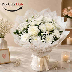 White Rose Bouquet