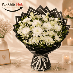 White Chrysanthemum Bouquet