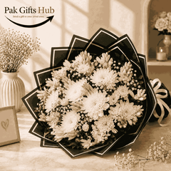 White Chrysanthemum Bouquet