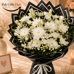White Chrysanthemum Bouquet