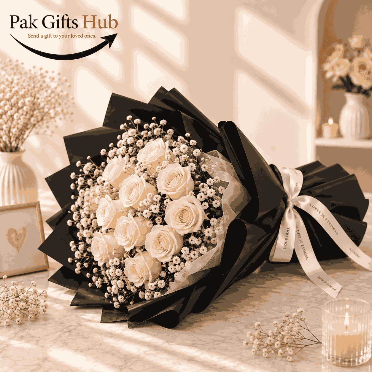 White Rose Bouquet