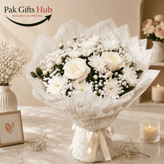 White Rose Bouquet