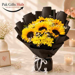 Yellow Sunflower Bouquet
