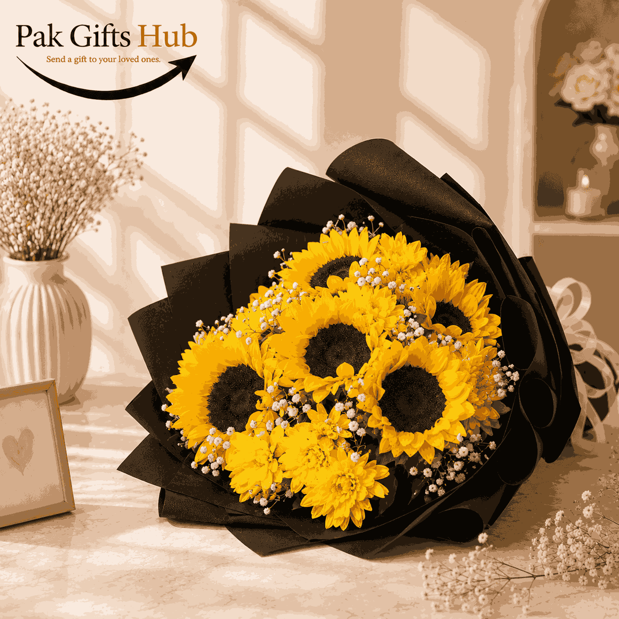 Yellow Sunflower Bouquet